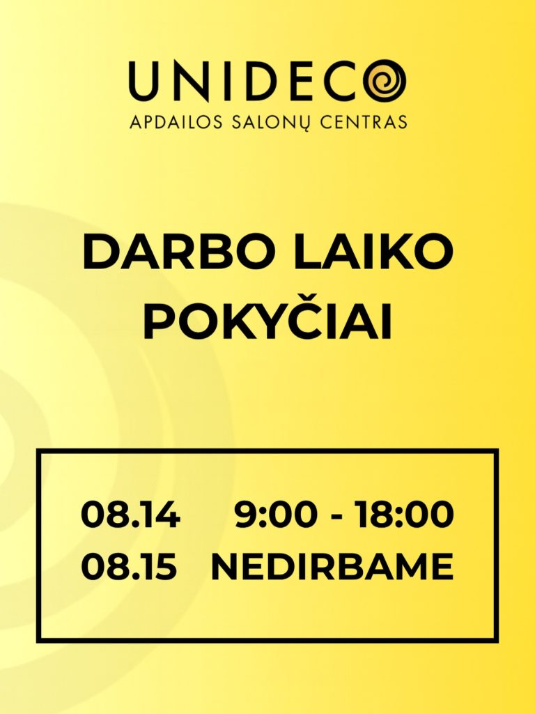 ‼️DARBO LAIKO POKYČIAI‼️