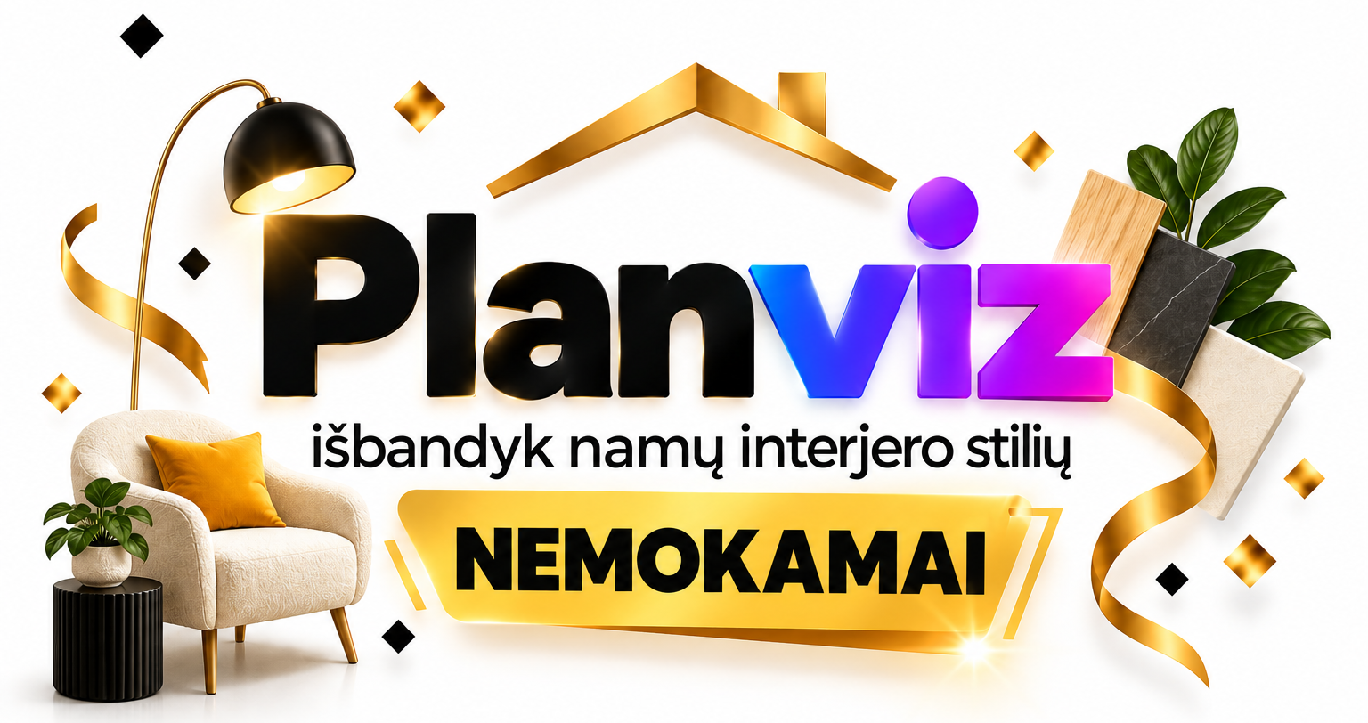 PLANVIZ – išbandyk namų interjero stilių nemokamai